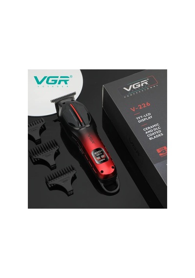 V-226 Tam Metal Gövde Dlc Bıçaklı Saç Sakal Çizim Makinesi Trimmer
