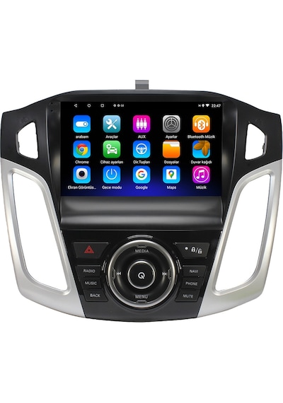 For-x Ford Focus 3-4 2012-2017 -9''android Gerçek 2+32 Gb / 4 Çekirdek 1.6ghz / Wıfı 5.0ghz / Bt 5.4-kablosuz Carplay-ahd Hd Geri Görüş Kamera  9"