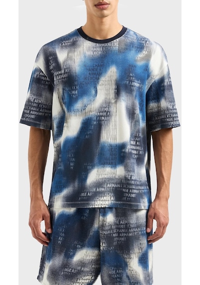 Armani Exchange Erkek T Shirt 3dztla Zjzkz 55jk Mavi