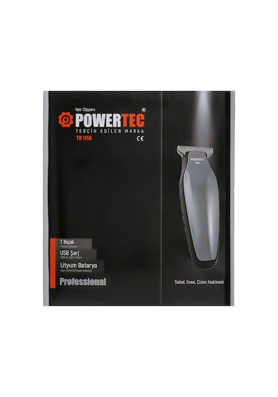 Powertec TR-1158 Saç Sakal Tıraş Makinesi