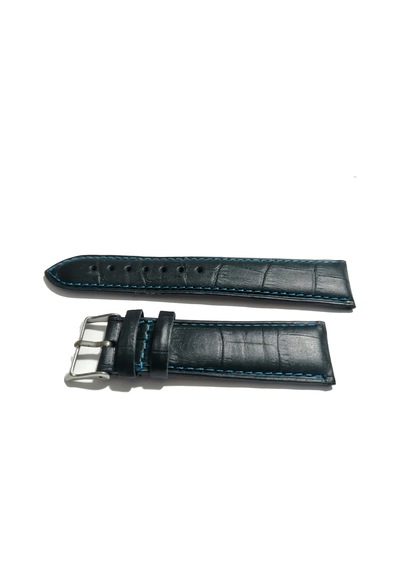 Fado&her Saate Uyumlu Hakiki Deri Saat Kordonu Koyu Lazivert 22 Mm 476 Koyu Lacivert