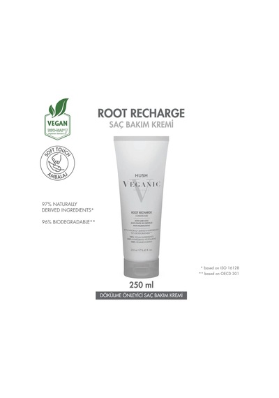 Hush Veganic Root Recharge Dökülme Önleyici Saç Kremi 250 Ml