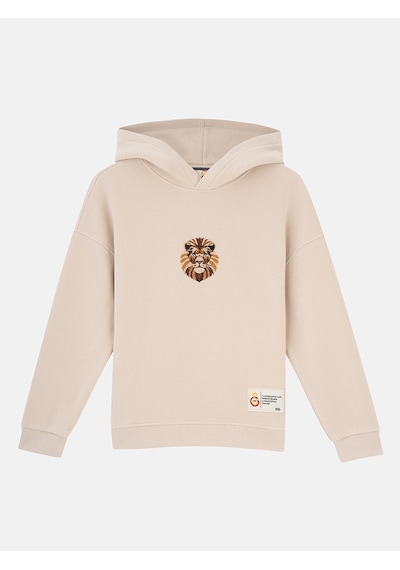 Gsstore X Reflect Studio Aslan Çocuk Hoodie C242400 Ekru