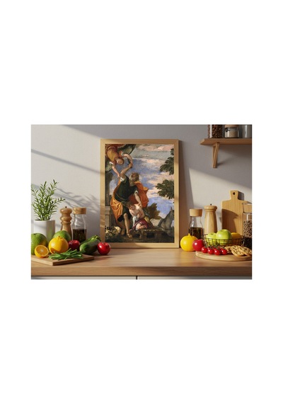 Rönesans Veronese İshak'ın Kurban Edilişi Çerçevesiz Poster 21x30 Cm A4 Tablo Rönesans Klasik Sanat