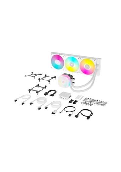 Corsaır 360mm Tıtan 360rx Lcd Cw-9061021-ww Am5-1851p Rgb Sıvı Soğutmalı İşlemci Fanı Beyaz