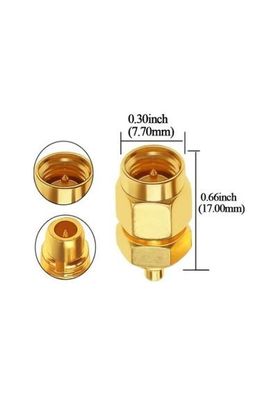 Sma Erkek - Mmcx-jj Erkek Coaxial Konnektör