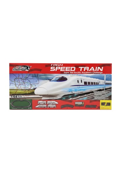 1:64 Ölçekli Elektrikli Hızlı Tren Yarış Seti