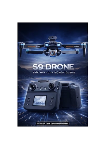 S9 4k Kamera Drone Uzaktan Kumandalı Mini Quadcopter Çocuklar İçin Uygun, Katlanabilir, Rc Drone