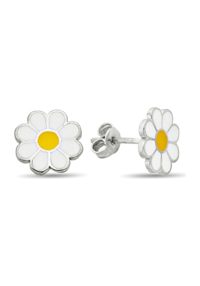 Argentum Concept - Gümüş Papatya Küpe - K088601