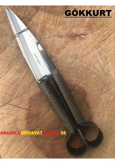 Gökkurt Yün Kesim Makası Koyun Makası El Yapımı Makas Koyun Kırpm