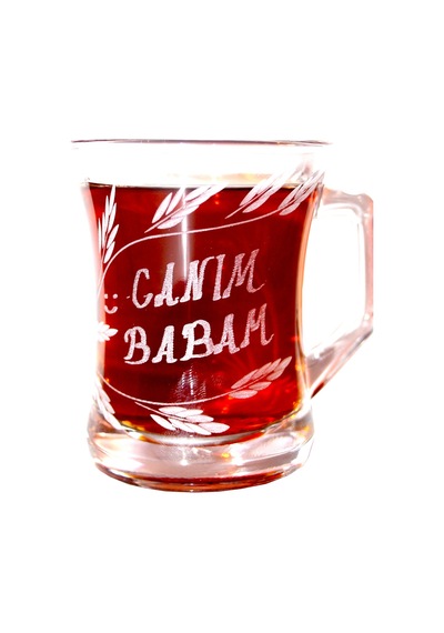 DECOCIA Canım Babam Yazılı Cam Kupa 225cc Babalar Gününe Özel