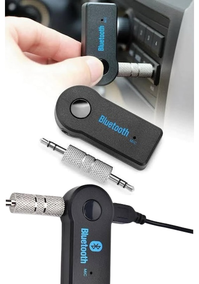 Tüm - 390 - Cihazlara Uyumlu Bluetooth Aux Araç - Csmo-tex - Kiti Siyah