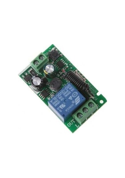 Elektronikport Rf Uzaktan Kumandalı Röle 220V 1 Kanal 10A Rf Alıcı Verici Transm