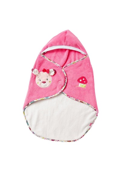 Baby Fehn 76875 Saran Kundak Tilki, Beyaz Açik Mavi
