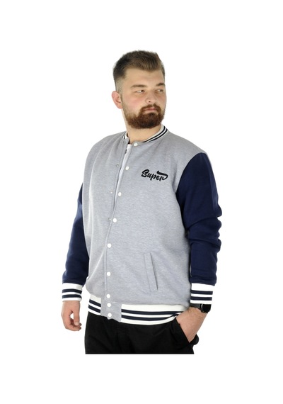 Mode Xl Büyük Beden Erkek Kolej Mont Süper 22614 Grimelanj 001