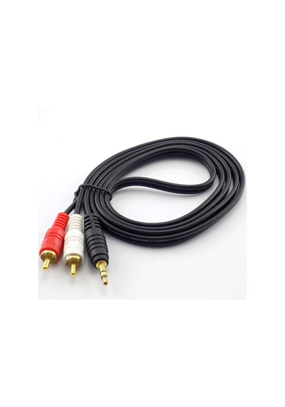 1.5 Metre Stereo Lale Kablo Ses Sistemi Kablosu Aux RCA 1.5M
