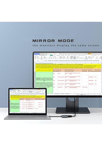Mindorlen Monitör İçin Usb C - Hdmı Adaptörü, Apple Uyumlu MacBook Pro İçin 4k Hdmı - Usb C Dizüstü Bağlantı İsta