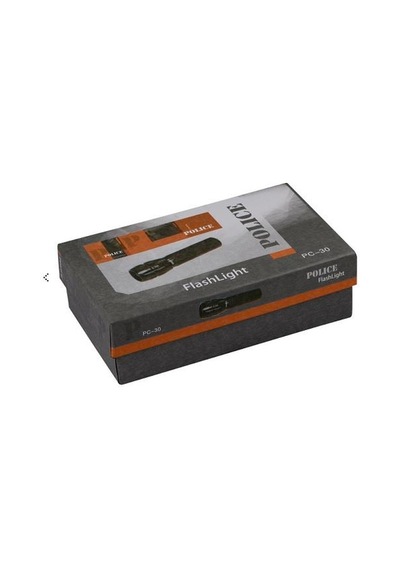 Police Pc - 30 Cree Led + Zoom El Feneri Siyah