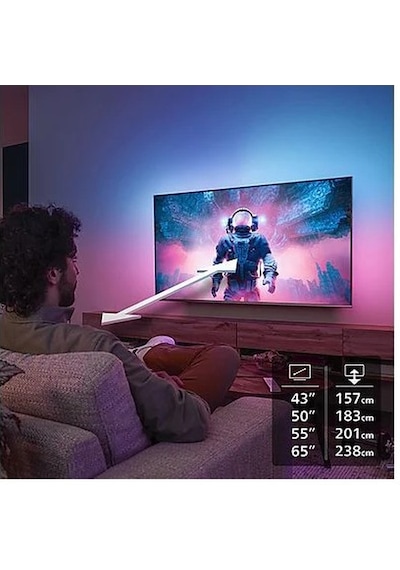 Philips 65PUS9000/62 65" 164 Ekran Uydu Alıcılı 4K Ultra HD Titan Ambilight Qled Tv