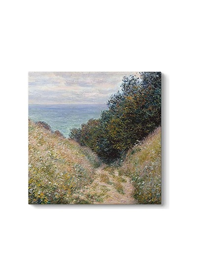 Claude Monet - Road At La Cave Tablosu 50 X 50