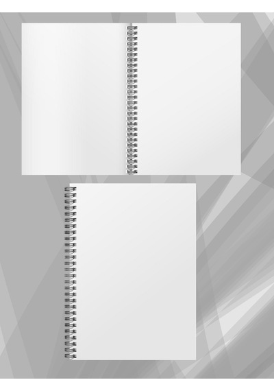 Renkli Menekşe Çiçekli Defter 60 Yaprak / 120 Sayfa Çizgisiz Tel Spiralli Çok Renkli