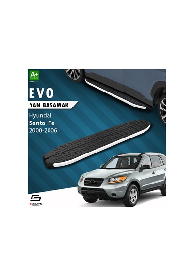 Hyundai Santa Fe Evo Aluminyum Yan Basamak 163 Cm 2000-2006