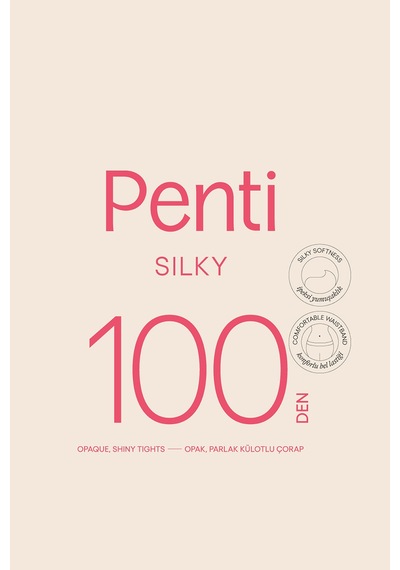 Penti Silky Siyah Külotlu Çorap