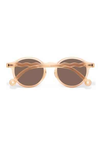 Olivio&co Classic Oval Çocuk Güneş Gözlüğü - Apricot Açık Gri