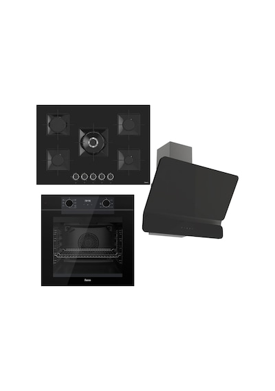Ferre Fryart Serisi Siyah Ankastre Set SS035 - QEP63CS - D080