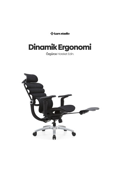 Rosso Ergonomik Çalışma Koltuğu - Siyah