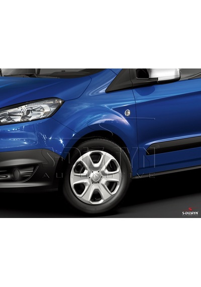 S-Dizayn  Ford Courier Krom Sinyal Çerçevesi 2 Prç 2014 Üzeri