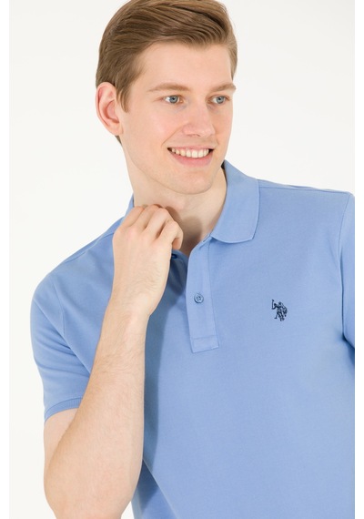 U.s. Polo Assn. Erkek Koyu Mavi Tişört Basic 50262933-vr032 Koyu Mavi