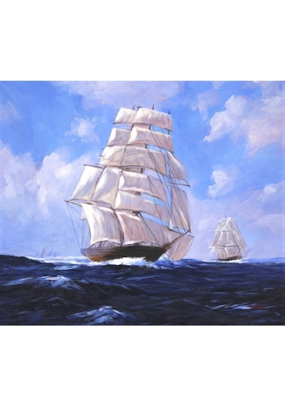 Yağlı Boya Tablo %100 El Yapımı Home In Joy 84Cmx75Cm (535799533)