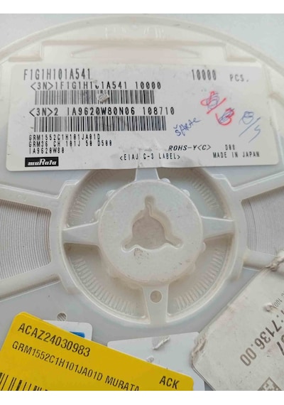 F1g1h101a541 100pf 402 Smd Seramik Kondansatör 700 Adet