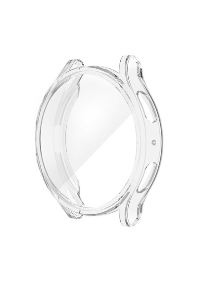 Galaxy Uyumlu Watch 5 44mm Silikon Tpu Kasa Ve Ekran Koruyucu Mkst Watch Gard 15 - Renksiz