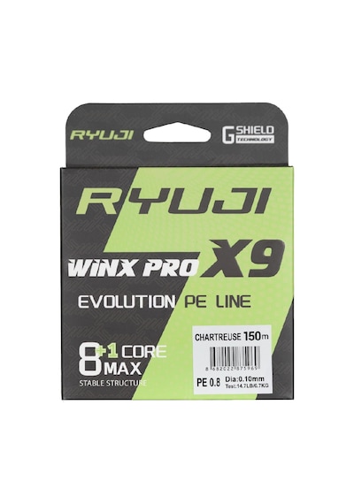 Ryuji Win-x Pro 9b Chartreuse 150m İp Misina 0,08mm 0,08mm