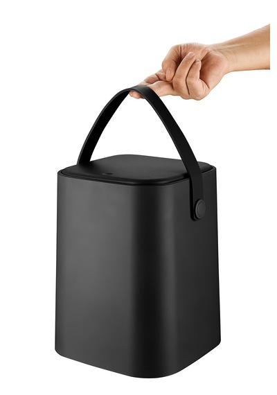 Pratik Klik Çöp Kovası 8 Lt. Siyah