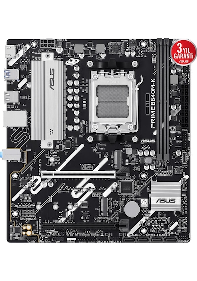 Asus Prıme B840m-k Ddr5 Hdmı Pcıe 4.0 Am5 Matx