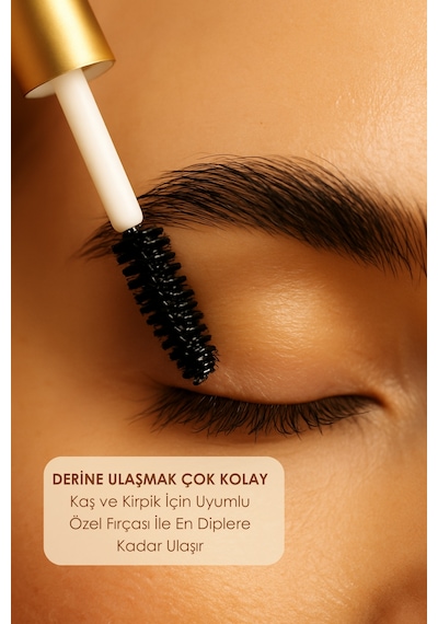 Doğal Kaş Ve Kirpik Serumu 5 Ml - Gürleştirici, Güçlendirici, Parlaklık Veren Bakım Yağı.
