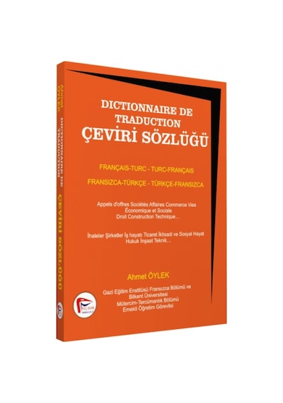 Dictionnaire De Traduction Çeviri Sözlüğü Fransızca Türkçe