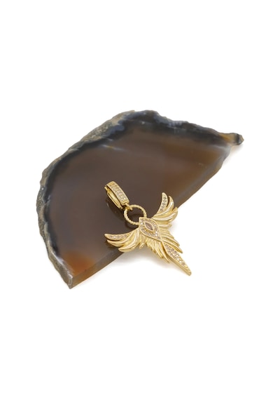 Ajda Charm Çelik Altın Kaplama Kadın Melek Model-chr-123 Gold