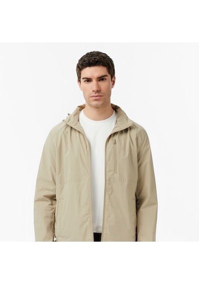 Nautica Erkek Bej Regular Fit İk Yaka Gizli Kapüşonlu Su İtici Montdüzj65013t
