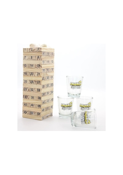 Jenga Shot Bardak Oyunu