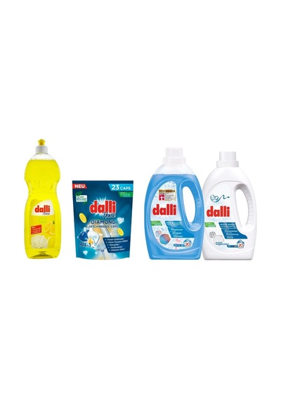 Dalli Bulaşık Ve Çamaşır Deterjanı 4'lü Set
