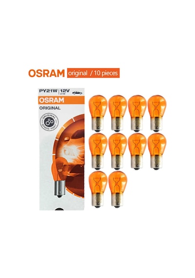 7507 Py21w 12v 21w 93 Sinyal Sarı Turuncu Amber 10 Adet