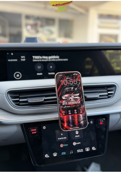 Togg T10x 2023-2024 Araç Içi Premium Telefon Tutucu - Araba Telefon Tutacağı Havalandırma Için