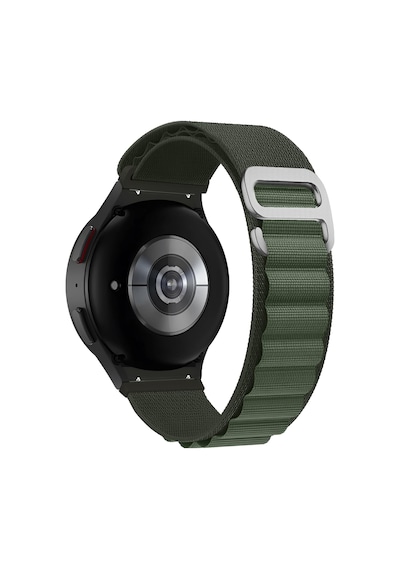 Samsung Galaxy Watch 7/6/5/4/fe Serisi 40mm/44mm Watch 6/4 Classic 47mm/43mm/42mm Samsung Watch 5 Pro 45mm İçin Hafif Ve Yumuşak 20mm Kavisli Alpine Loop Kumaş Kordon Diğer