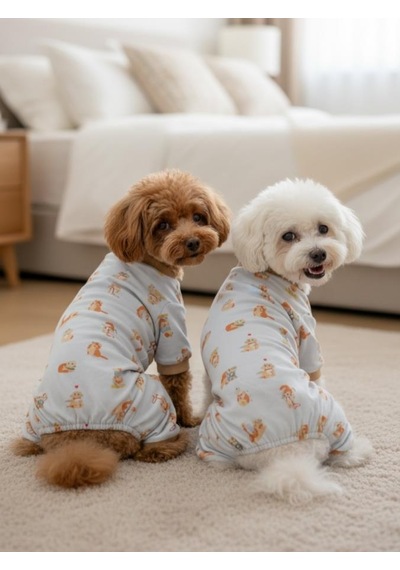Bejjy Pamuklu Köpek Tulum Pijama