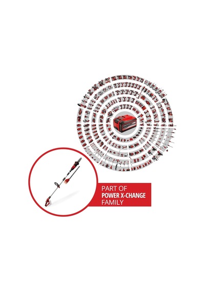 Einhell Akülü Çok Fonksiyonlu Budama Ge-hc 18 Li T-solo 2'si 1 Arada Çit Budama Ve Motorlu Testere, Oregon Kılavuz, Akü Ve Şarj Cihazı Dahil Değildir - 3410800