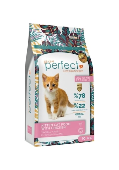 Perfect Tavuklu Yavru Kedi Maması 10 KG